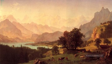  Bierstadt Malerei - Berner Alpen Albert Bierstadt